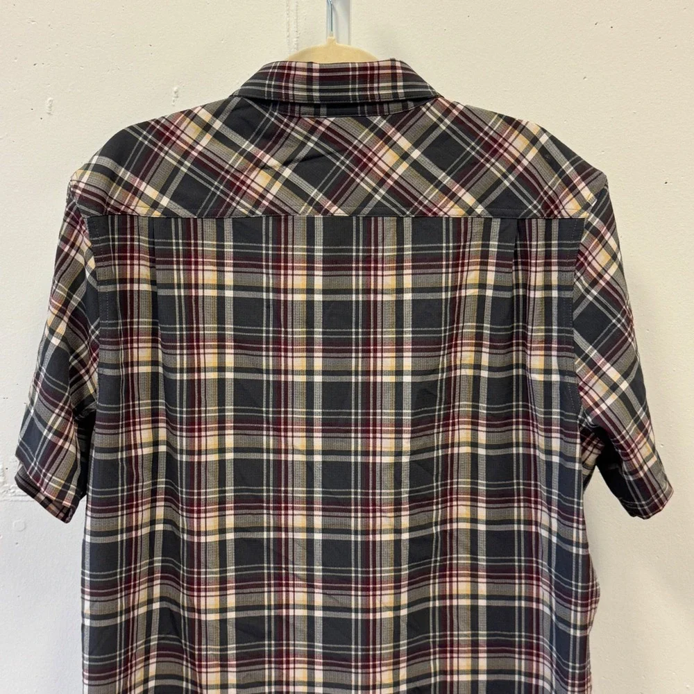 Harley Davidson Men's Plaid Button Down Shirt Embroidered Logo 96620-23VM Large